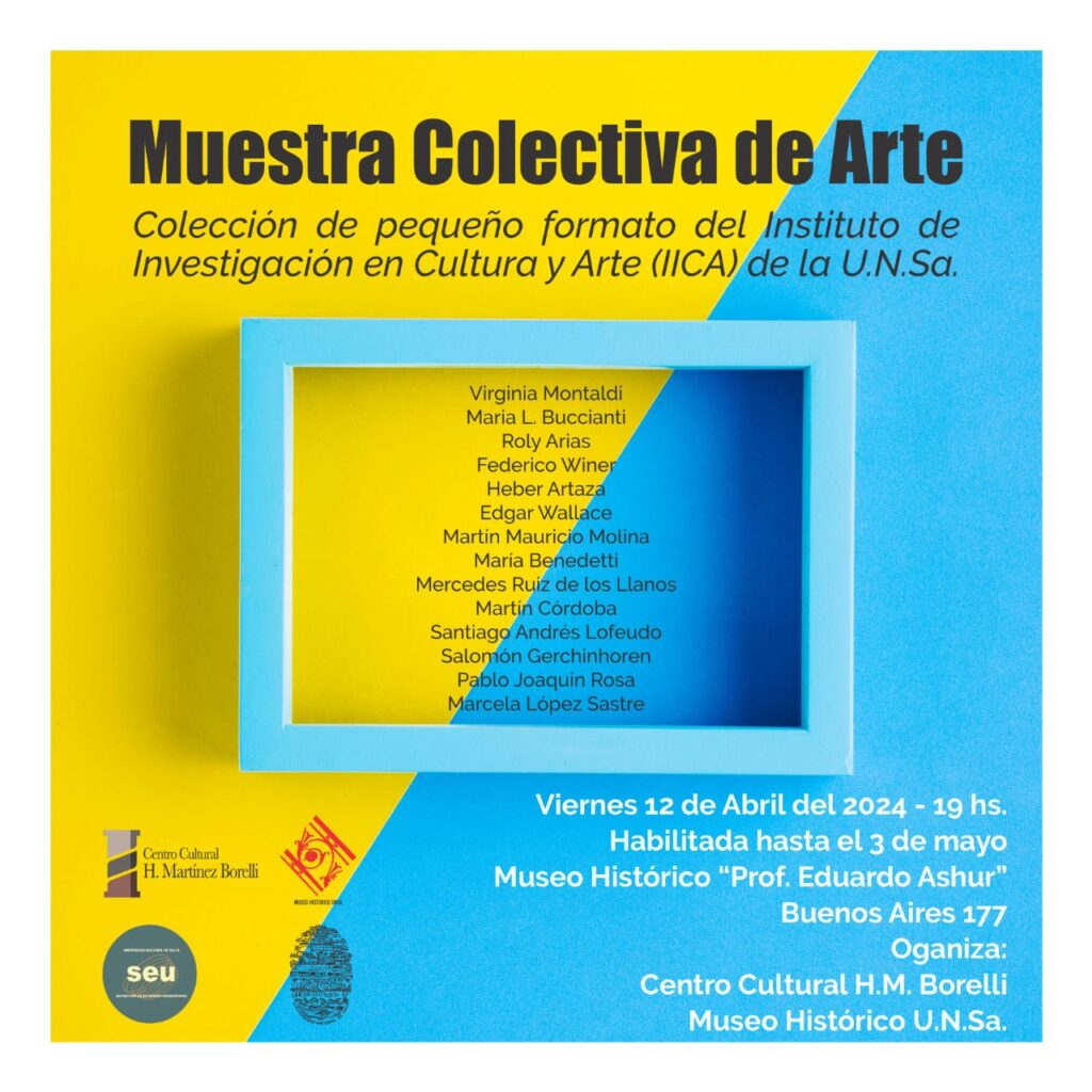 Flyer de la Muestra Colectiva de Arte